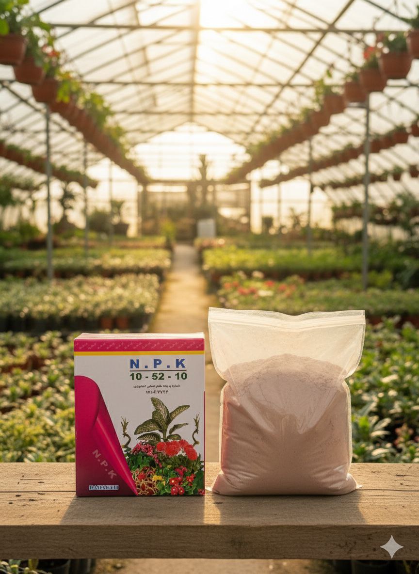 کود یک کیلویی ۱۰ ۵۲ ۱۰کود برای گیاهان اپارتمانی و محصولات کشاورزی و گلخانه | بیلچه طلا