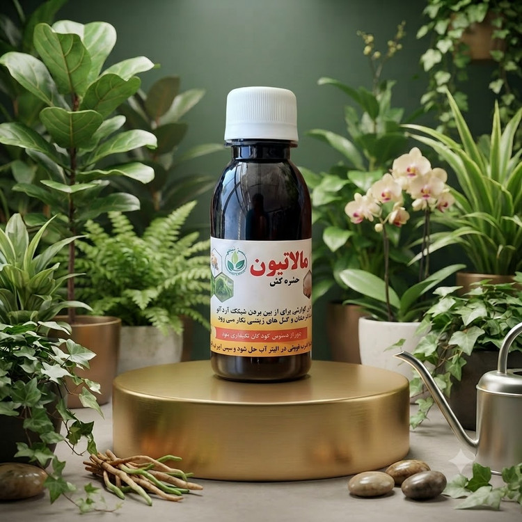 خرید سم مالاتیون ۱۰۰ میلیلیتر برای کنترل برخی آفات گیاهی در کاربردهای مجاز، با رعایت دستور مصرف و نکات ایمنی.